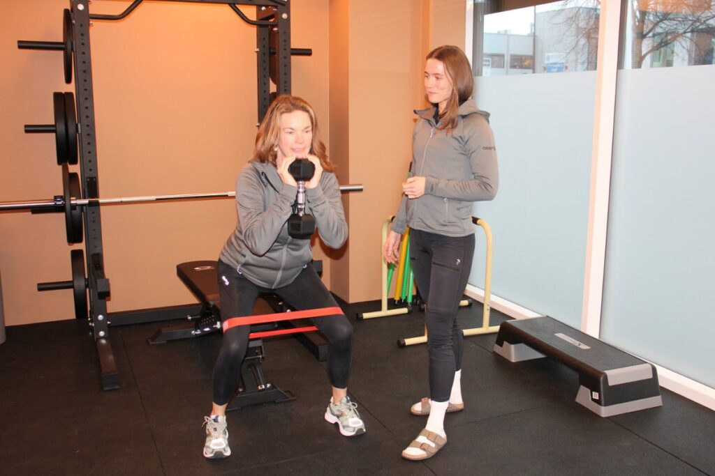 Trening på Vansjøklinikken